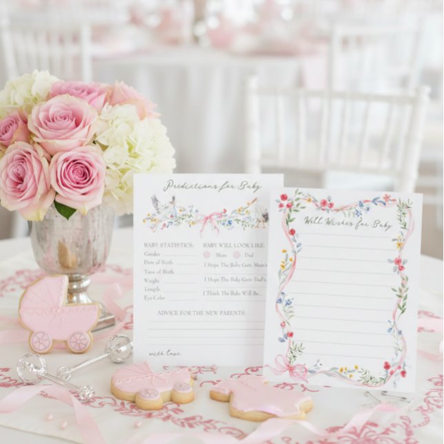 Heirloom Rose and Stork Baby Shower Prediction  (Skapare uppladdad)