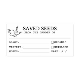 Heirloom Seed Saver Packet Stämpel