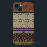 Heirloom Textil med dekorativ Mönster<br><div class="desc">Tryckning av dekorativ teoplommon i juni Erica Vess. Har blommönster på en brant bakgrund. Om du gillar jordtoner och blommor är det här köpet för dig!</div>