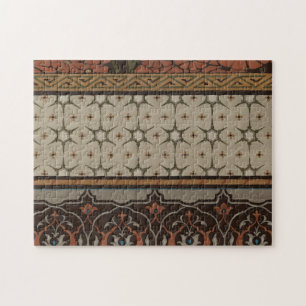 Heirloom Textil med dekorativ Mönster Pussel