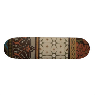 Heirloom Textil med dekorativ Mönster Skateboard Bräda 19,5 Cm