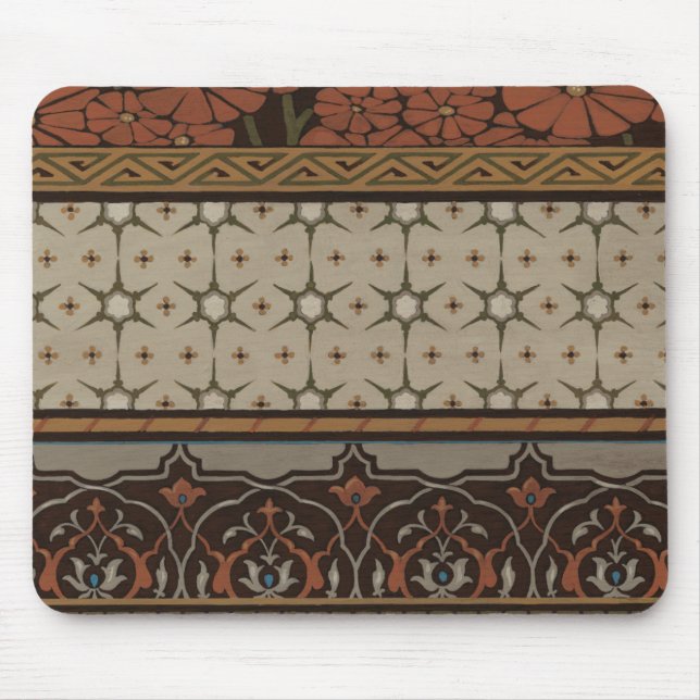 Heirloom Textile med dekorativ Mönster Musmatta (Framsidan)
