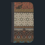 Heirloom Textile med dekorativ Mönster Plånboksfodral<br><div class="desc">Skriv ut en dekorativ arvsmassa senast i juni Erica Vess. Har blommönster på en brant bakgrund. Om du gillar jordtoner och blommor så är det ditt köp!</div>