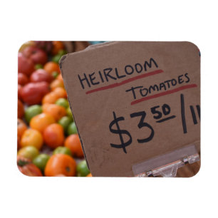 Heirloom Tomatis Greenmarket Farmers NYC-marknad Magnet