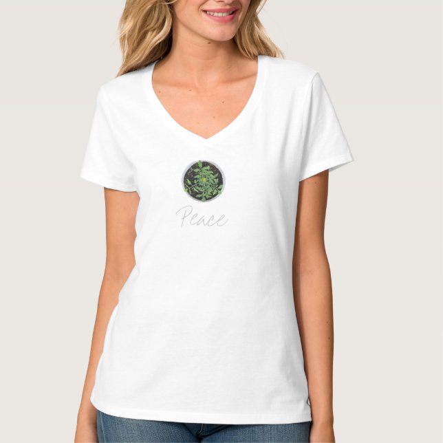 Heirloom Tomato Plant Shirt T-shirt (Framsida)