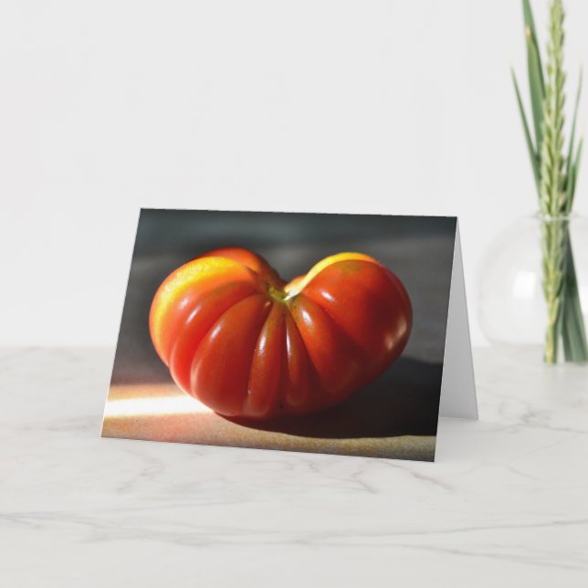 Heirloomtomat Notecard Kort (Framsida)