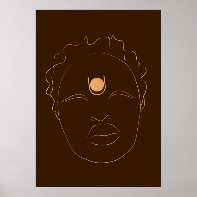 Heirophant wall art poster (Framsidan)