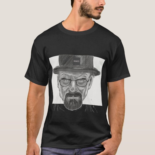 HEISENBERG BLACK - by DANYE T Shirt (Framsida)