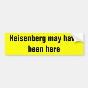 Heisenberg kan ha varit här bildekal