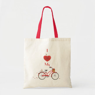 Heitres Kirschfahrrad Tygkasse