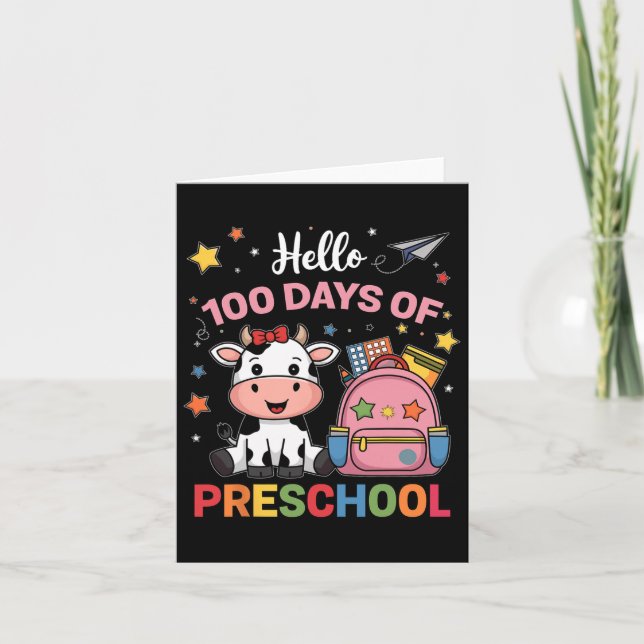 Hej 100 dagar för koksaltlakan 100 dagar kort (Framsida)