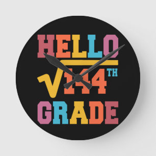 Hej 12:e klass Square Root of 144 math Student Rund Klocka