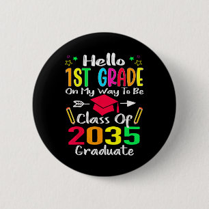 Hej 1:a Klass-Back to school-klassen 2035 Knapp