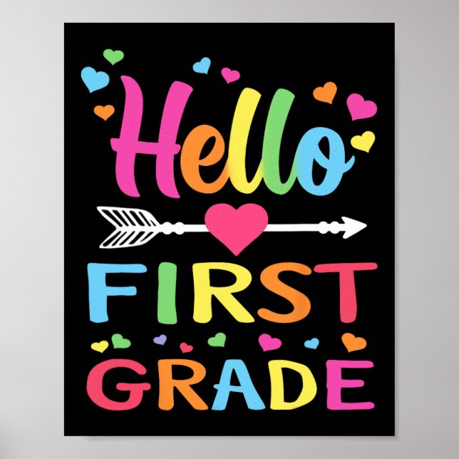 Hej 1:a klass Byck Till skolan Första klass lärare Poster (Framsidan)