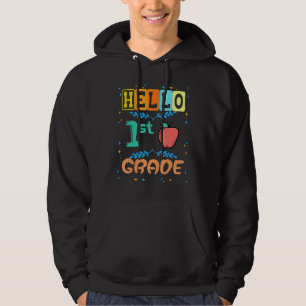 Hej 1:a Klass-dagspaketet för lärarstudier Hoodie