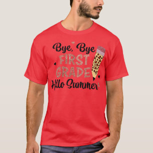 Hej 1:a klass Hej Sommaren Sista dagen för skolfli T Shirt