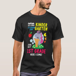 Hej 1:a Klass Lärare Student Back to school Uni T Shirt