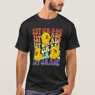 Hej 1:a Klass-läraren Back to school Retro T Shirt