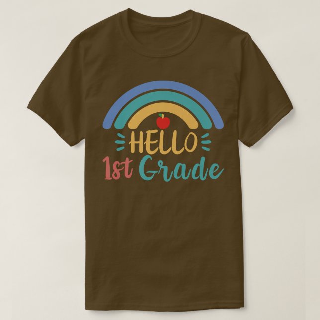 Hej 1:a Klass-studiebidrag för inskrivning i skola T Shirt (Design framsida)