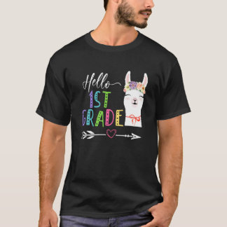Hej 1St Klass Llama Back to school Llama G T Shirt