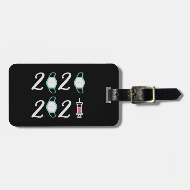 Hej 2021 Adjö 2020 - Det är äntligen över Bagagebricka (Horisontell Framsida)