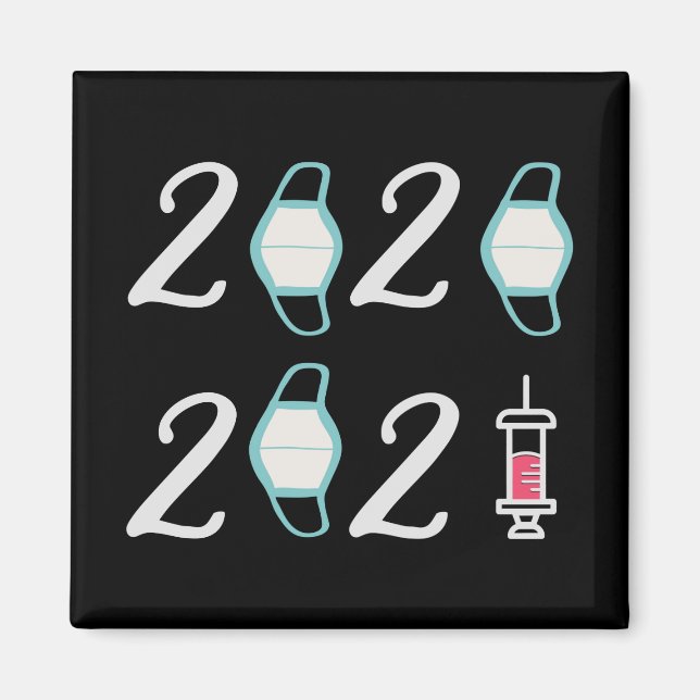 Hej 2021 Adjö 2020 - Det är äntligen över Magnet (Framsidan)