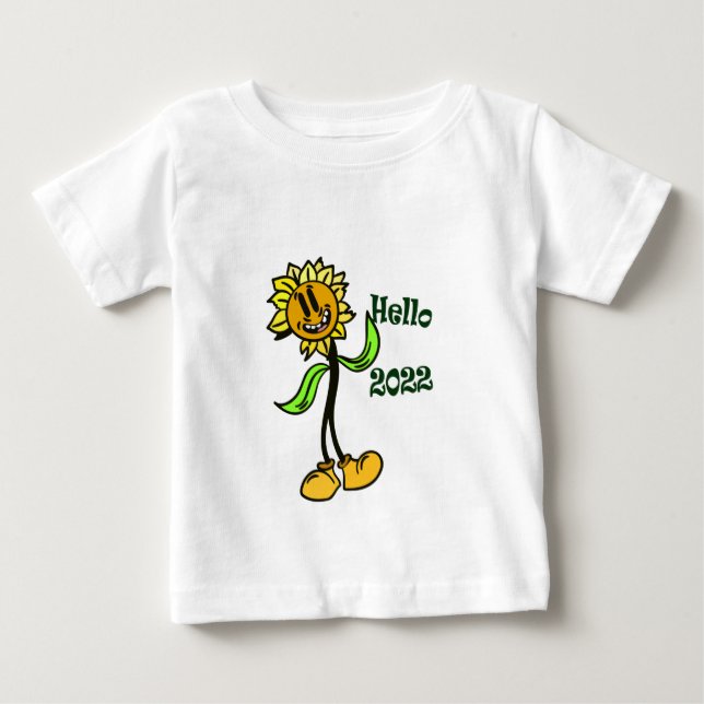 hej 2022, lustig solros 2022 t shirt (Framsida)
