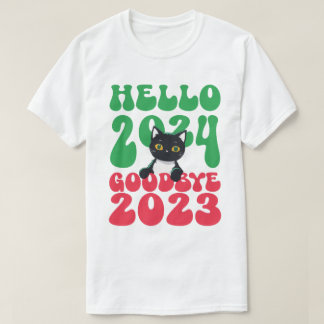 Hej 2024 Adjö 2023 T Shirt