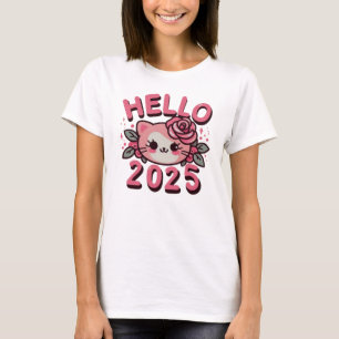 Hej 2025, Gott nytt år 2025 T Shirt