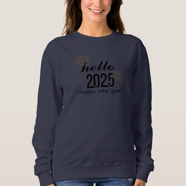 Hej 2025 Gott nytt år T Shirt (Framsida)