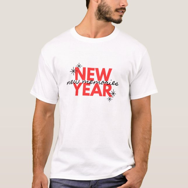 Hej 2025, Gott nytt år T-Shirt (Framsida)