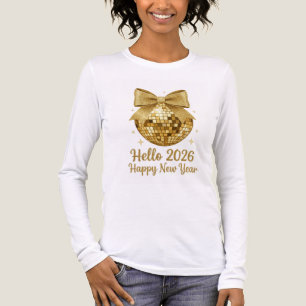 ✨ Hej 2026 Gott Nytt År Disco Ball T-Shirt