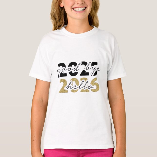 Hej 2026 Gott nytt år Firande T Shirt (Framsida)