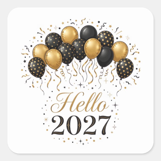 Hej 2027 Klistermärke (Framsida)