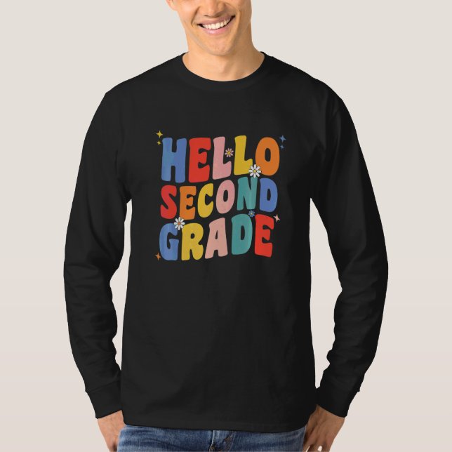Hej 2:a andra klass lärare tillbaka till skolan Gr T Shirt (Framsida)