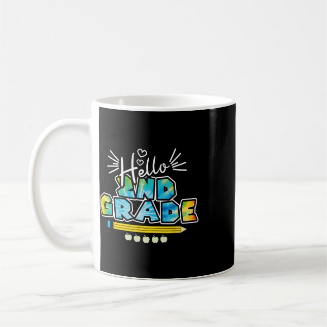 Hej 2:a klass Ck till skolan första skoldagen  Kaffemugg (Vänster)