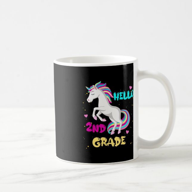 Hej 2:a klass första dagen andra klass kaffemugg (Höger)