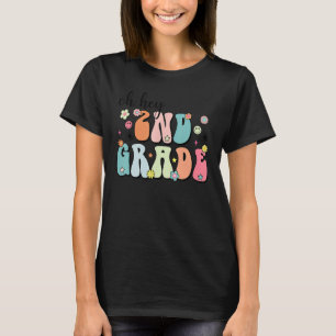 Hej 2:a Klass Groovy Funny Back to school Teach T Shirt