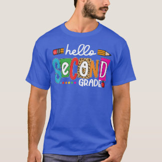 Hej 2:a Klass-gruppen andra Klass-leoparden tillba T Shirt