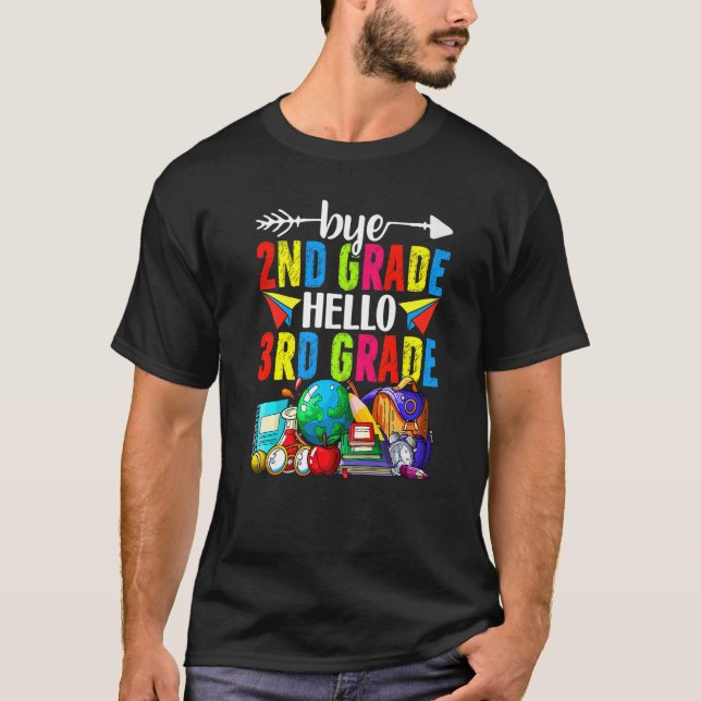 Hej 2:a Klass Hej 3:e Klass Back to school T Shirt (Framsida)