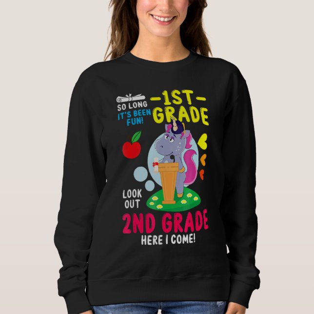 Hej 2:a Klass-läraren Student Back to school Uni T Shirt (Framsida)