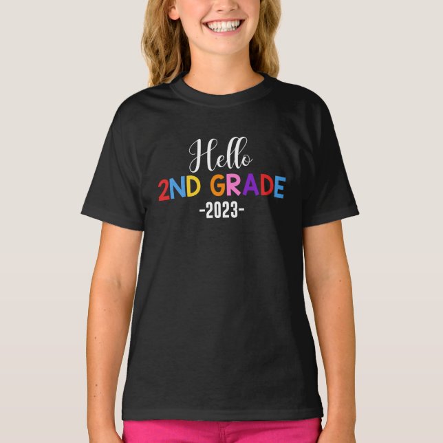 Hej 2:a Klass T Shirt (Framsida)