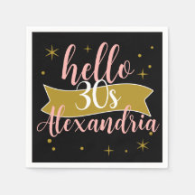 Hej 30-årsdag Personlig Design