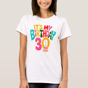 Hej 30! Låt oss fira! T Shirt