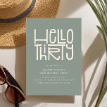 HEJ 30 Modern 30års födelsedag Inbjudningar<br><div class="desc">Lägg märke till alla födelsedagspojkar och flickor! Få redo till ring i ditt stora 3-0-tal i stil med vår moderna inbjudan till 30års födelsedag-partiet i chic. Designen skryter med en lekfull men sofistikerad rubrik "HEJ TRETY", följt av en lättanpassad mall för party. Välj din egen kombination av färg för att...</div>