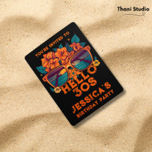 Hej 30s Tropical Vintage Retro Sommardag