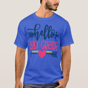 Hej 3:e Klass Back to school 2022 Lärare Kids T Shirt