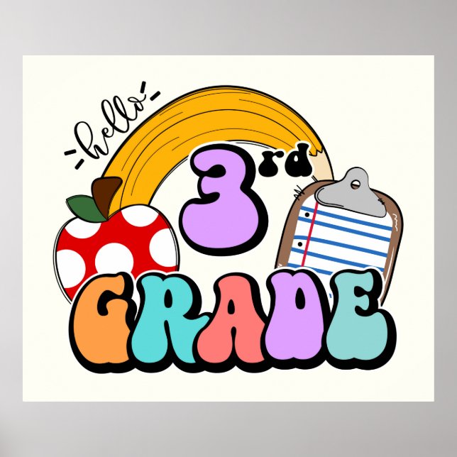 Hej 3:e Klass Poster (Framsidan)