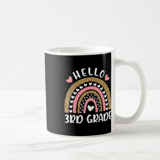 Hej 3:e Klass Regnbåglärarbarn tillbaka till Scho Kaffemugg (Höger)