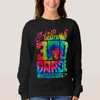 Hej 3:e klass Tie Dye Tillbaka till skolan Första T Shirt